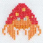 "The Parasect embroidery from the Pokémon Shirts clothing line."