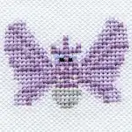 "The Venomoth embroidery from the Pokémon Shirts clothing line."