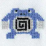 "The Poliwrath embroidery from the Pokémon Shirts clothing line."