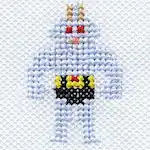 "The Machoke embroidery from the Pokémon Shirts clothing line."