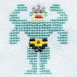 "The Machamp embroidery from the Pokémon Shirts clothing line."