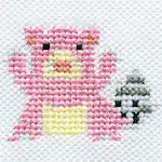 "The Slowbro embroidery from the Pokémon Shirts clothing line."
