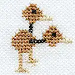 "The Doduo embroidery from the Pokémon Shirts clothing line."