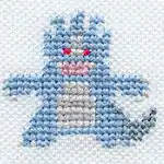 "The Rhydon embroidery from the Pokémon Shirts clothing line."
