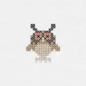 "The Hoothoot embroidery from the Pokémon Shirts clothing line."