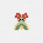 "The Bellossom embroidery from the Pokémon Shirts clothing line."