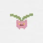 "The Hoppip embroidery from the Pokémon Shirts clothing line."