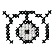 "The Unown M embroidery from the Pokémon Shirts clothing line."