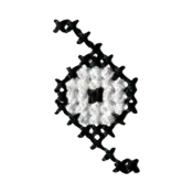 "The Unown Z embroidery from the Pokémon Shirts clothing line."