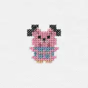 "The Snubbull embroidery from the Pokémon Shirts clothing line."