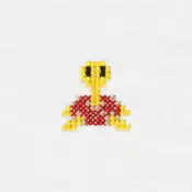 "The Shuckle embroidery from the Pokémon Shirts clothing line."