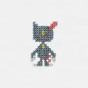 "The Sneasel embroidery from the Pokémon Shirts clothing line."