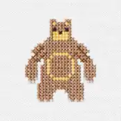 "The Ursaring embroidery from the Pokémon Shirts clothing line."