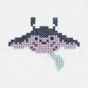 "The Mantine embroidery from the Pokémon Shirts clothing line."