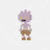 "The Tyrogue embroidery from the Pokémon Shirts clothing line."