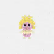 "The Smoochum embroidery from the Pokémon Shirts clothing line."