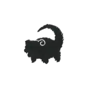 ""The silhouette Slowpoke embroidery from the Pokémon Shirts clothing line."