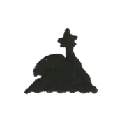 ""The silhouette Muk embroidery from the Pokémon Shirts clothing line."