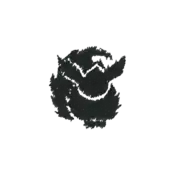 ""The silhouette Flareon embroidery from the Pokémon Shirts clothing line."