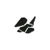 ""The silhouette Porygon embroidery from the Pokémon Shirts clothing line."