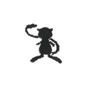 ""The silhouette Mew embroidery from the Pokémon Shirts clothing line."