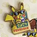 Pokémon World Championships Honolulu 2024 Pikachu Pin