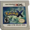 Pokémon X cartridge