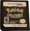 Pokémon Black cartridge