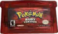 Pokémon Ruby cartridge