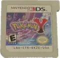 Pokémon Y cartridge