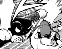 Focus Punch being used by Red's Poliwrath, Poli