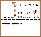 A 56 Error in Pokémon Blue