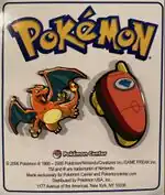 Pin set with Charizard