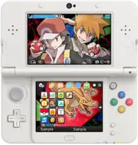 A 3DS theme featuring Charizard