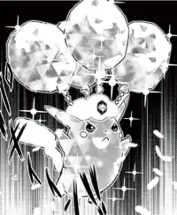 Terastal Pikachu in the Pokémon Adventures