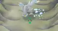 Kyurem begins to crush the playable Pokémon
