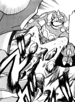 Rock Wrecker being used by Silver's Rhyperior