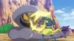 Thunder Fang being used by Snake's Arbok