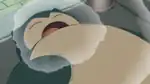 Snore being used by a wild Snorlax