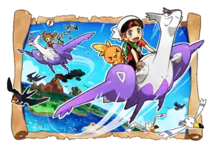 May and Brendan soaring on Mega Latias and Mega Latios