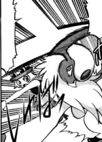 Psycho Cut being used by Y's Absol, Solsol