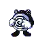 Poliwhirl's Red and Green front sprite
