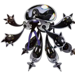 Nihilego fused with Lusamine