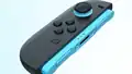 Left Joy-Con 2 with light blue ring control stick