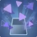 Mini Triangles Flair: Purple