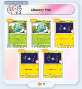 Chansey pick example
