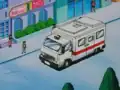 A Pokémon check-up van in A Friend In Deed