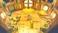 Team Base interior for Pikachu, Meowth, Eevee, and Skitty post-renovation