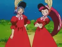 James as an auxiliary lady from the Pokémon Battlers Association