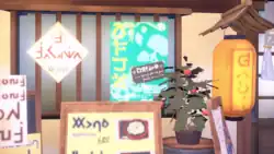 On a poster in Medali